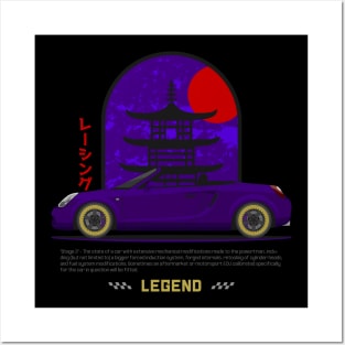 Tuner Purple MK3 MR 2 JDM Posters and Art